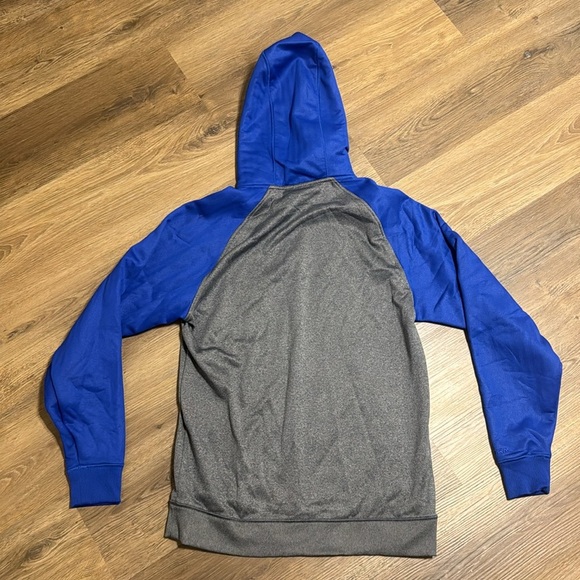 IMG academy fleece lined hoodie - under armour gray with blue size small - Picture 7 of 7